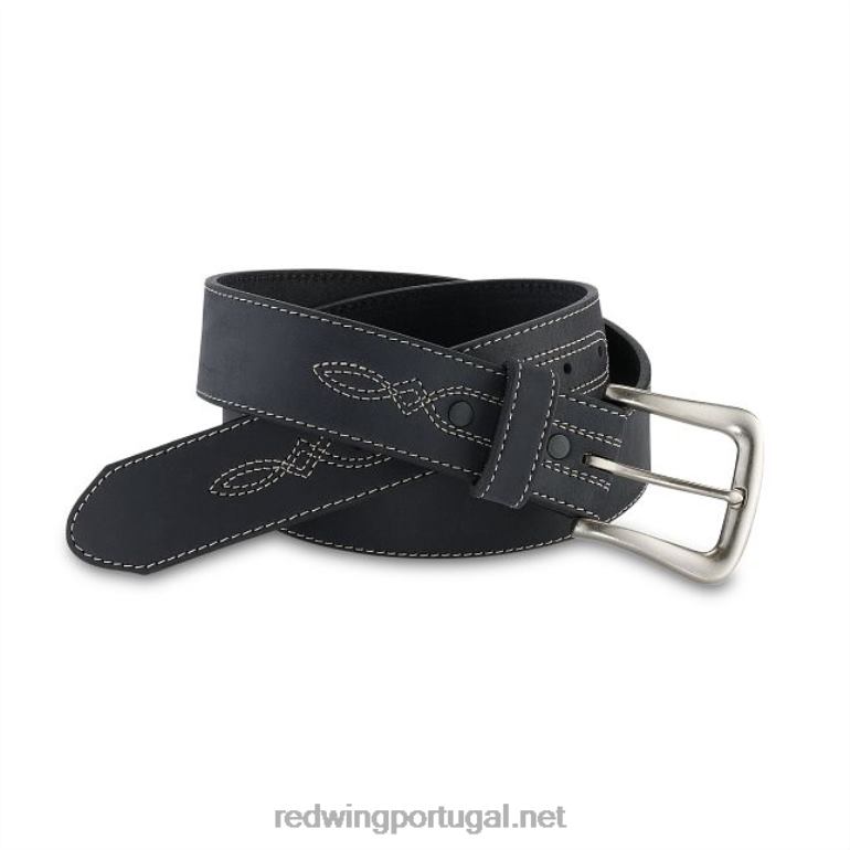 pretoRed Wing estilo 96563 cinto de couro curtido vegetal cinto masculino em couro inglês natural bridle F2TL2302