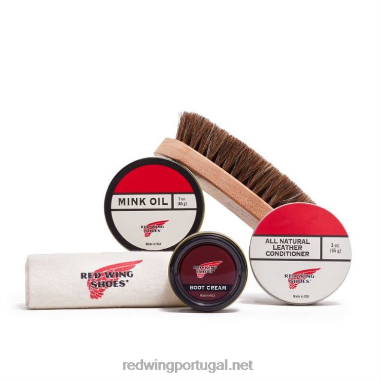 Red Wing kit de produtos de cuidados básicos estilo 97099 kit de cuidados - limpar, condicionar, proteger F2TL2353