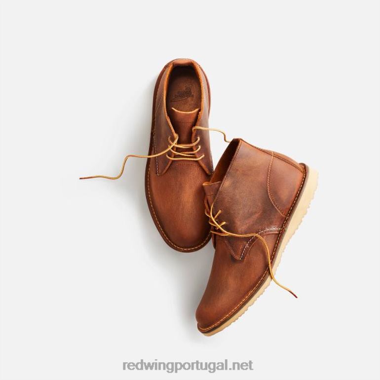 cobreRed Wing Heritage - Estilo 3311 Weeker chelsea Bota masculina de 6 polegadas em couro áspero e resistente F2TL2178