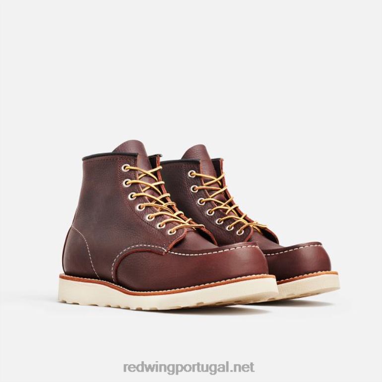 briarRed Wing Heritage - estilo 877 Bota clássica masculina Moc de 8 polegadas de 8 polegadas em couro legado F2TL2174