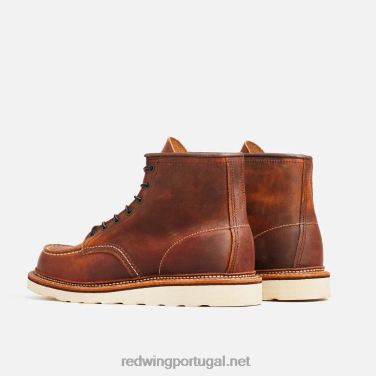 cobreRed Wing Heritage - estilo 875 Classic Moc bota masculina de 6 polegadas em couro legado F2TL2172
