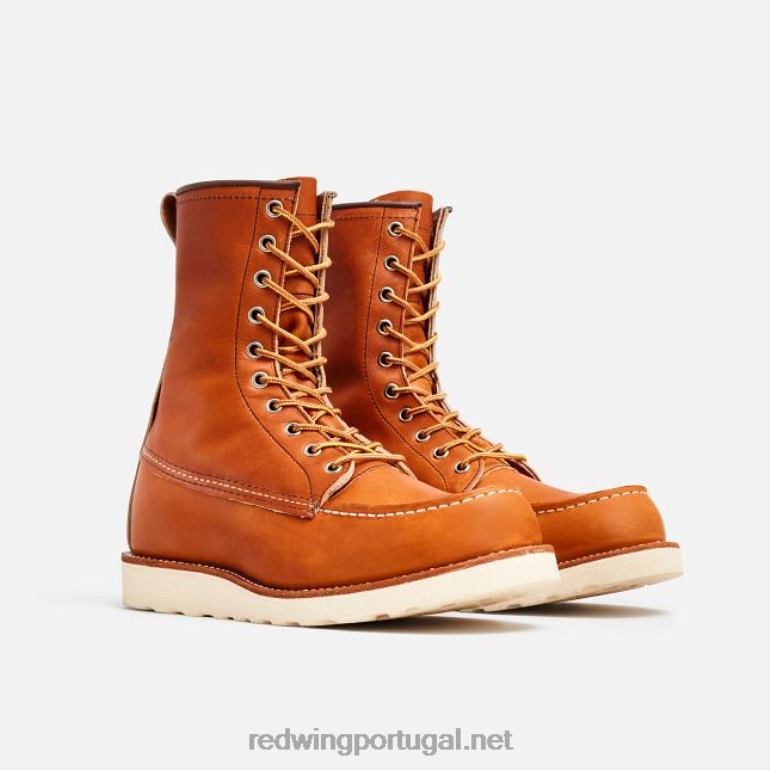marromRed Wing Heritage - estilo 8875 Classic Moc bota masculina de 6 polegadas F2TL2175