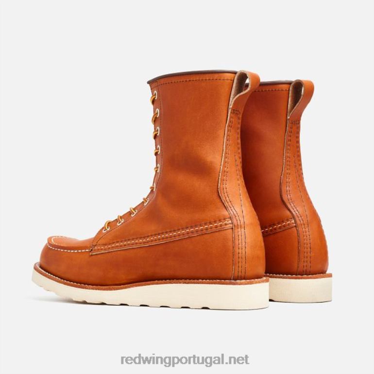 marromRed Wing Heritage - estilo 8875 Classic Moc bota masculina de 6 polegadas F2TL2175