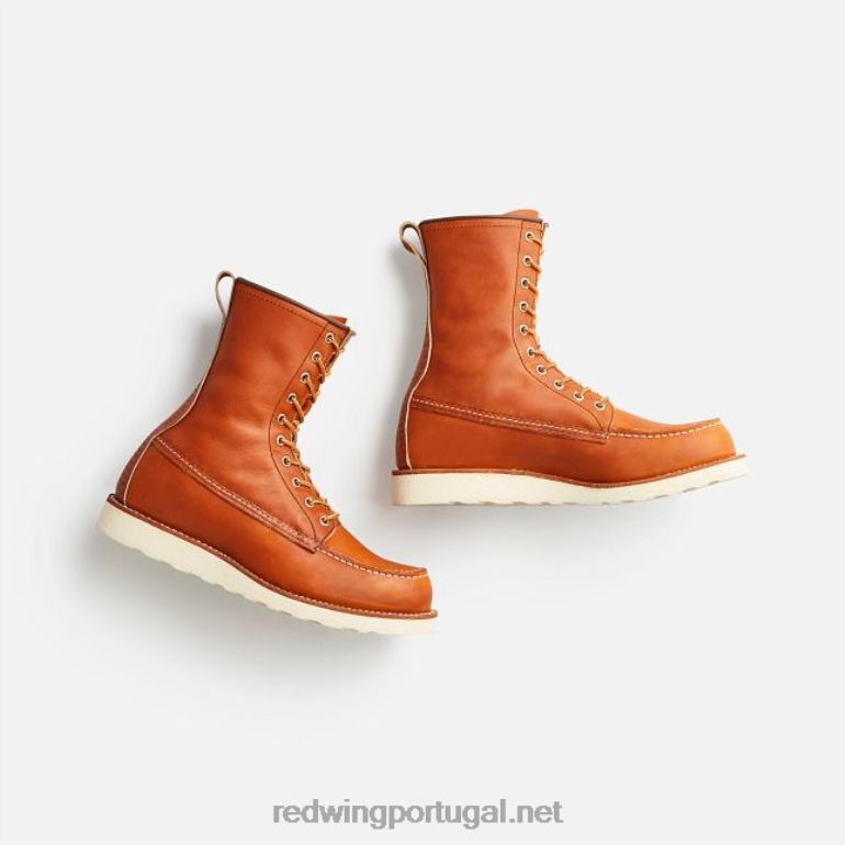 marromRed Wing Heritage - estilo 8875 Classic Moc bota masculina de 6 polegadas F2TL2175