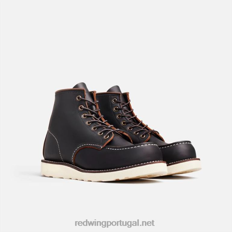 pretoRed Wing Heritage - Style 3322 Weeker Chukka Chukka masculino em couro áspero e resistente F2TL2177