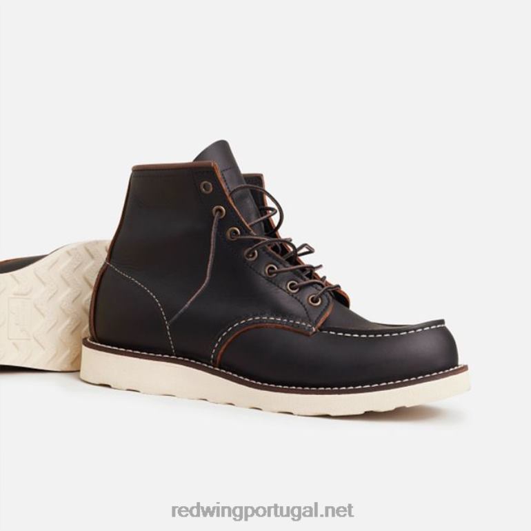 pretoRed Wing Heritage - Style 3322 Weeker Chukka Chukka masculino em couro áspero e resistente F2TL2177