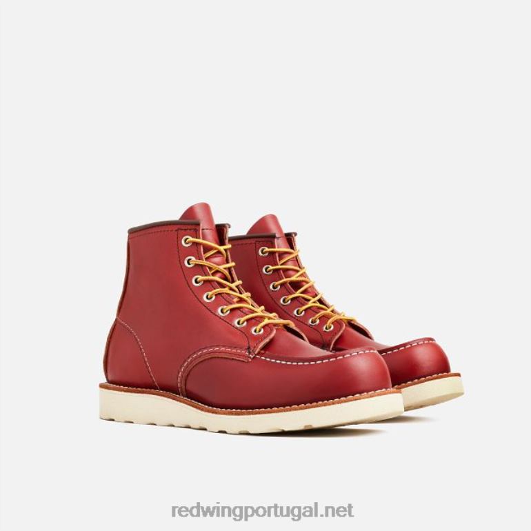 ruivoRed Wing Heritage - estilo 8849 Classic Moc bota masculina de 6 polegadas em couro pradaria F2TL2176