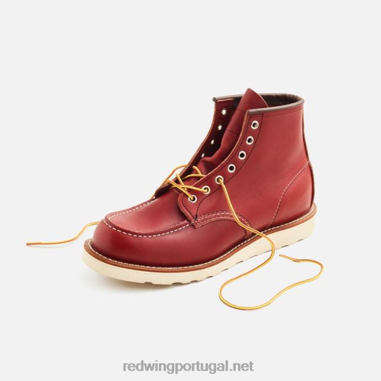 ruivoRed Wing Heritage - estilo 8849 Classic Moc bota masculina de 6 polegadas em couro pradaria F2TL2176