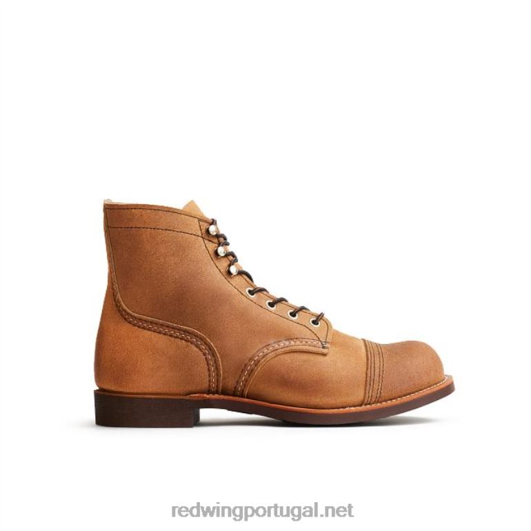 espinheiroRed Wing Heritage - estilo 8087 Iron Ranger bota masculina de 6 polegadas em couro muleskinner F2TL2169