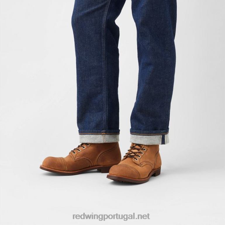 espinheiroRed Wing Heritage - estilo 8087 Iron Ranger bota masculina de 6 polegadas em couro muleskinner F2TL2169