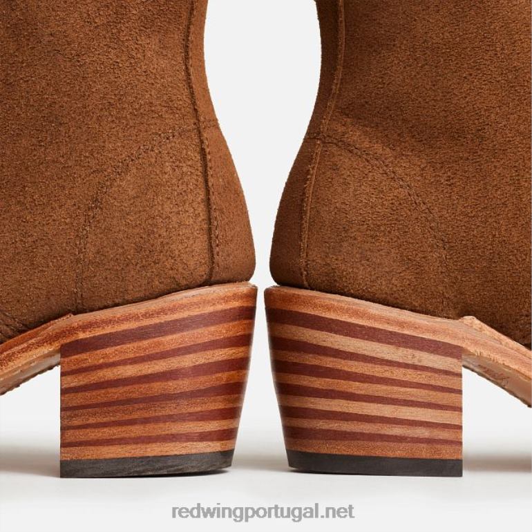 dente de alhoRed Wing bota curta feminina Heritage - estilo 3365 iron ranger em couro arnês F2TL2183