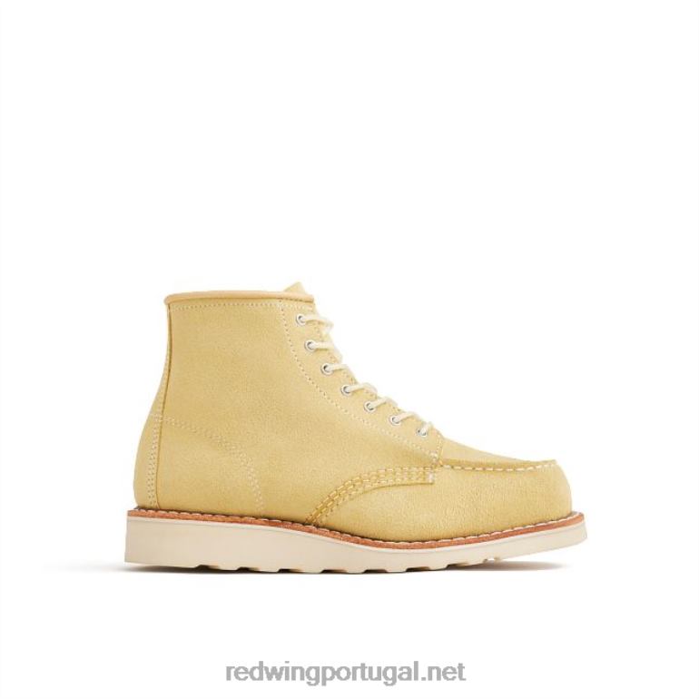 Red Wing Heritage - estilo 3328 Bota clássica feminina moc de 6 polegadas em couro abilene F2TL2192