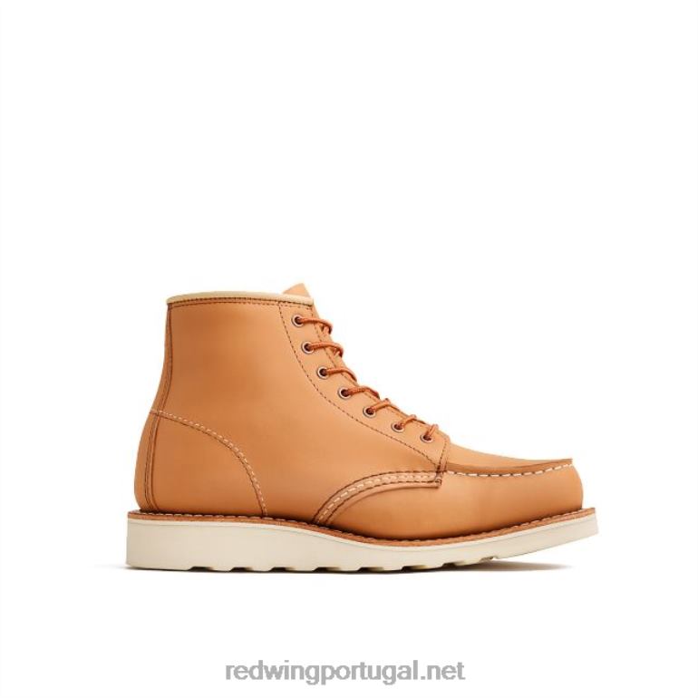 bronzeadoRed Wing Heritage - Estilo 3423 Bota feminina clássica Moc de 6 polegadas em couro Butter Abilene F2TL2191