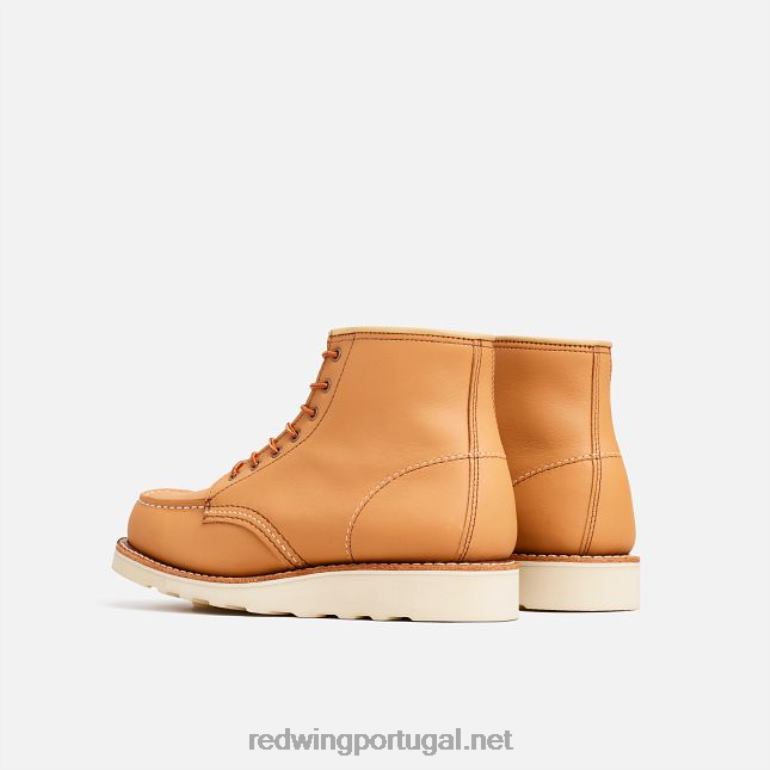 bronzeadoRed Wing Heritage - Estilo 3423 Bota feminina clássica Moc de 6 polegadas em couro Butter Abilene F2TL2191