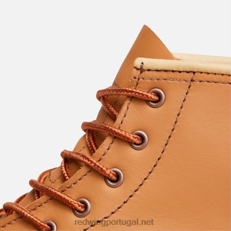 bronzeadoRed Wing Heritage - Estilo 3423 Bota feminina clássica Moc de 6 polegadas em couro Butter Abilene F2TL2191