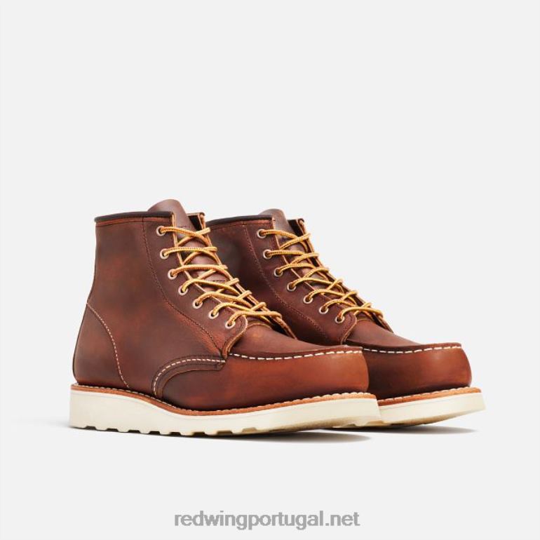 cobreRed Wing Heritage - estilo 3353 Bota clássica feminina moc de 6 polegadas em couro legado F2TL2189