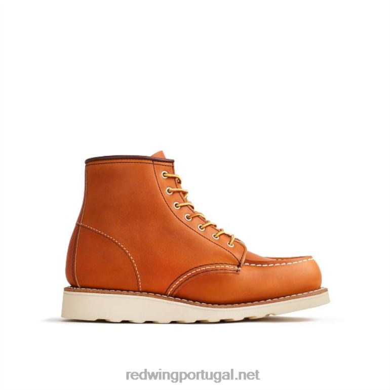 ouroRed Wing Heritage - Estilo 3373 Bota feminina clássica moc de 6 polegadas em couro border F2TL2187