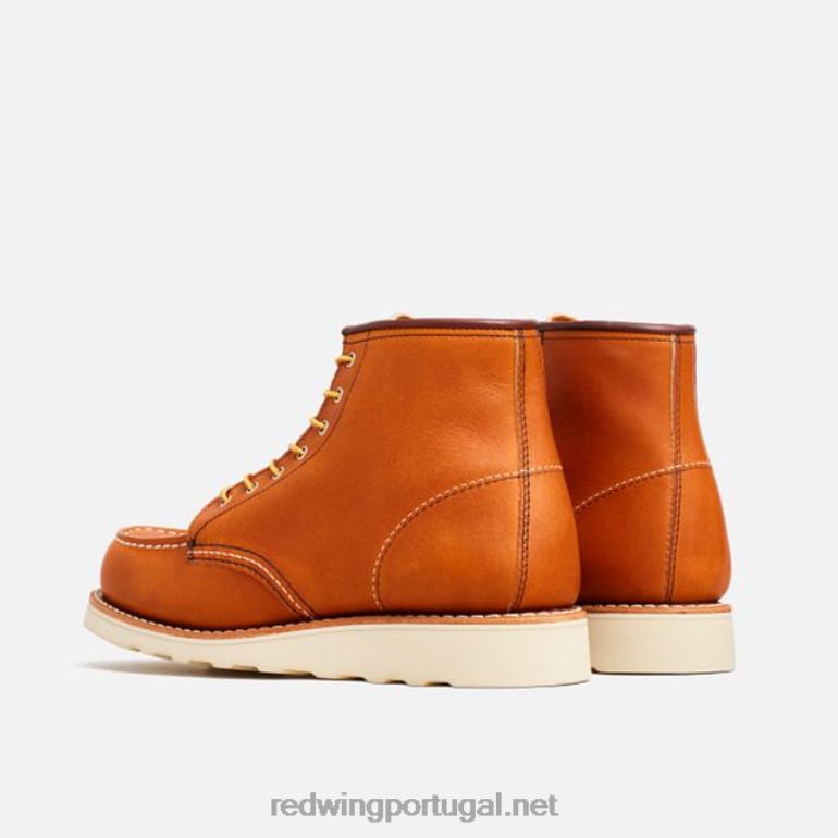 ouroRed Wing Heritage - Estilo 3373 Bota feminina clássica moc de 6 polegadas em couro border F2TL2187