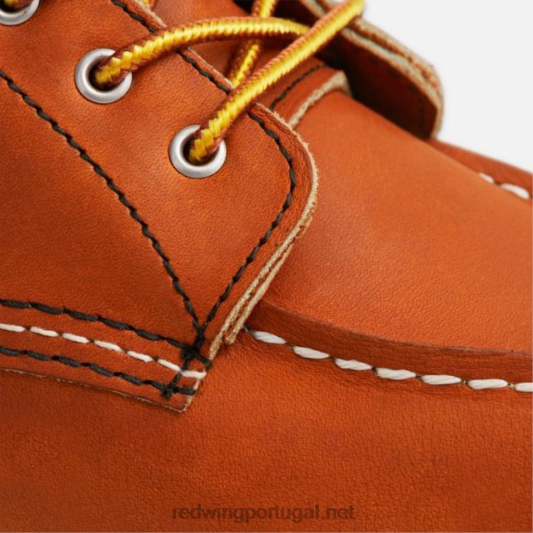 ouroRed Wing Heritage - Estilo 3373 Bota feminina clássica moc de 6 polegadas em couro border F2TL2187