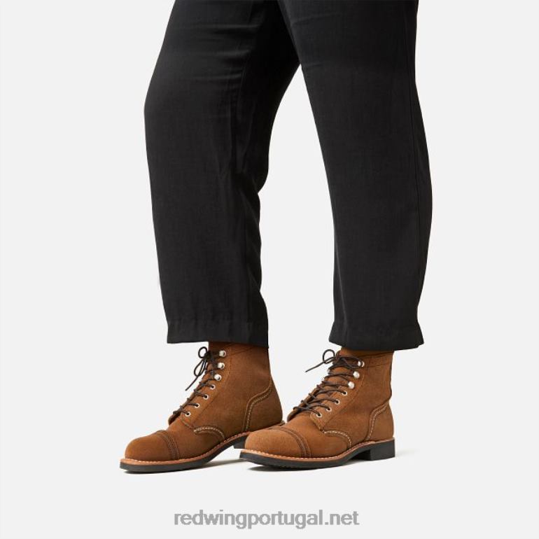dente de alhoRed Wing Heritage - estilo 3375 Bota feminina clássica moc de 6 polegadas em couro legado F2TL2186