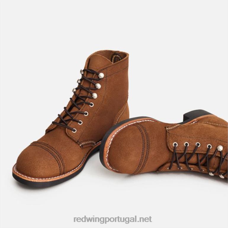 dente de alhoRed Wing Heritage - estilo 3375 Bota feminina clássica moc de 6 polegadas em couro legado F2TL2186