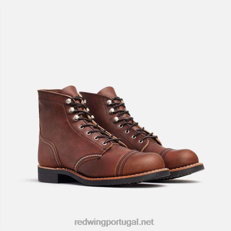 âmbarRed Wing Heritage - bota feminina estilo 3366 iron ranger em couro border F2TL2184