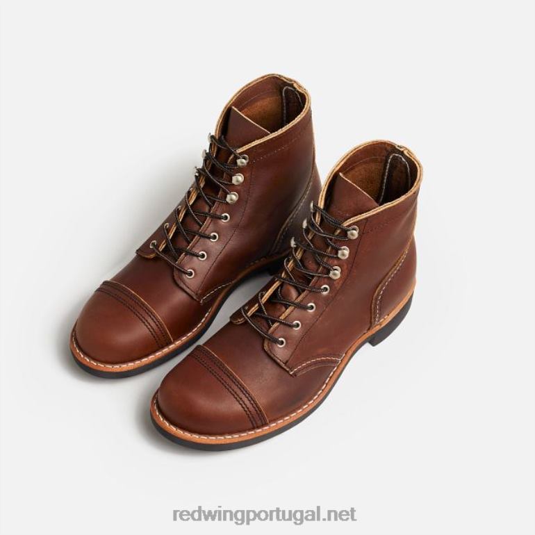 âmbarRed Wing Heritage - bota feminina estilo 3366 iron ranger em couro border F2TL2184