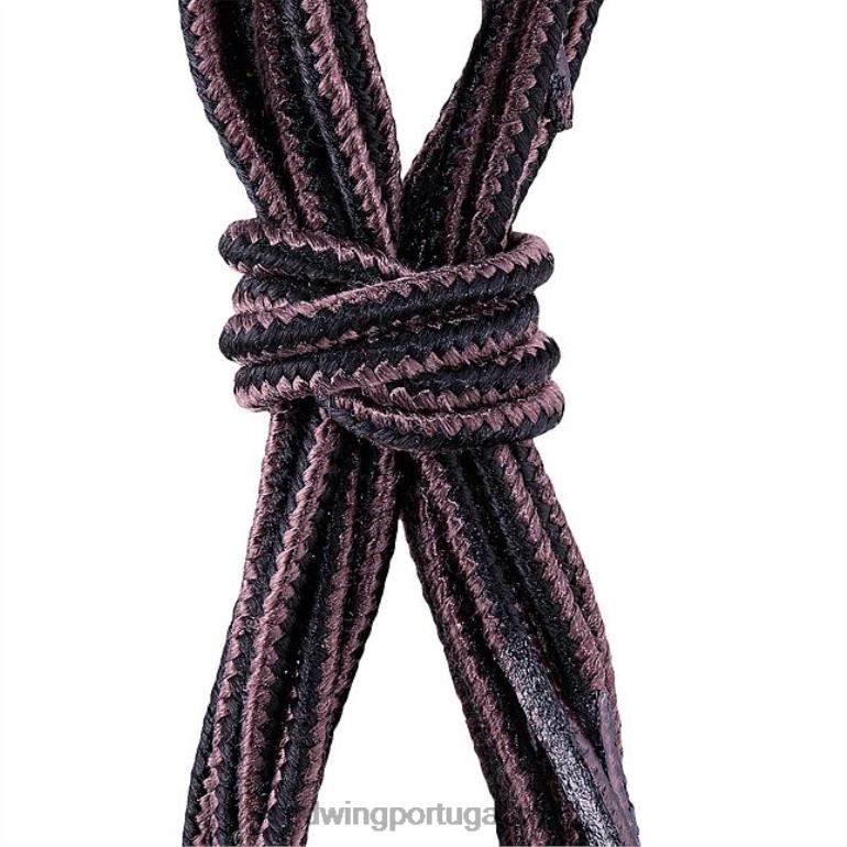 Preto amarronzadoRed Wing estilo 97155 renda plana encerada de 48 polegadas renda unissex em algodão encerado F2TL2241