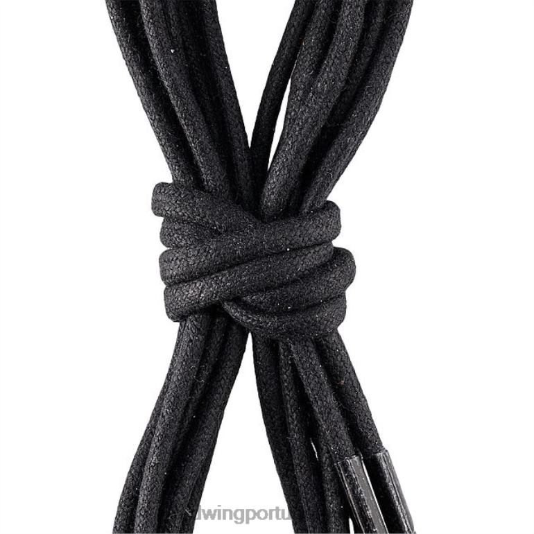 pretoRed Wing estilo 97138 renda plana encerada de 48 polegadas renda unissex em algodão encerado F2TL2249