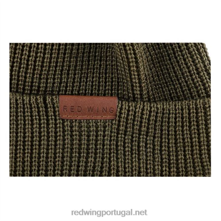 OlivaRed Wing gorro unissex de malha de lã merino estilo 97492 chapéu de malha de lã merino F2TL2268