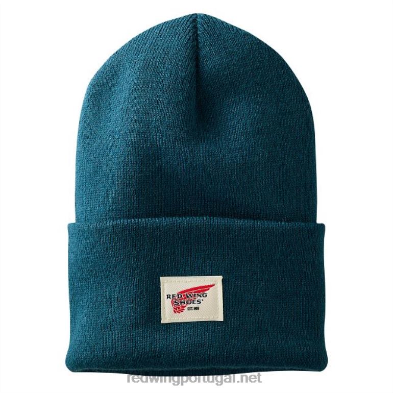 azulRed Wing estilo 97437 gorro de tricô com logo unissex chapéu de relógio de tricô F2TL2264