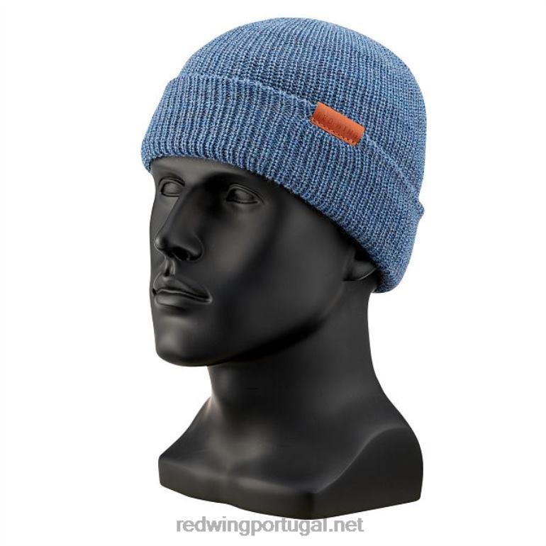 azulRed Wing estilo 97455 gorro de tricô com logotipo de asa unissex chapéu de relógio de tricô F2TL2271