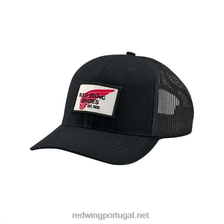 pretoRed Wing boné estilo 97468 com logo bordado unissex boné com logo bordado unissex F2TL2274