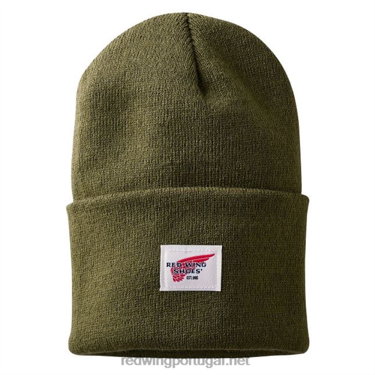 verdeRed Wing estilo 97459 gorro de tricô com logo unissex chapéu de relógio de tricô F2TL2265