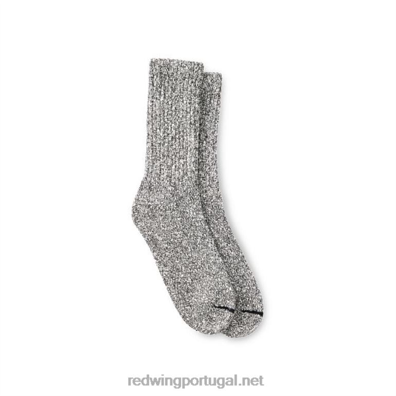 Preto brancoRed Wing meia de trabalho unissex de lã merino estilo 97291 F2TL2204