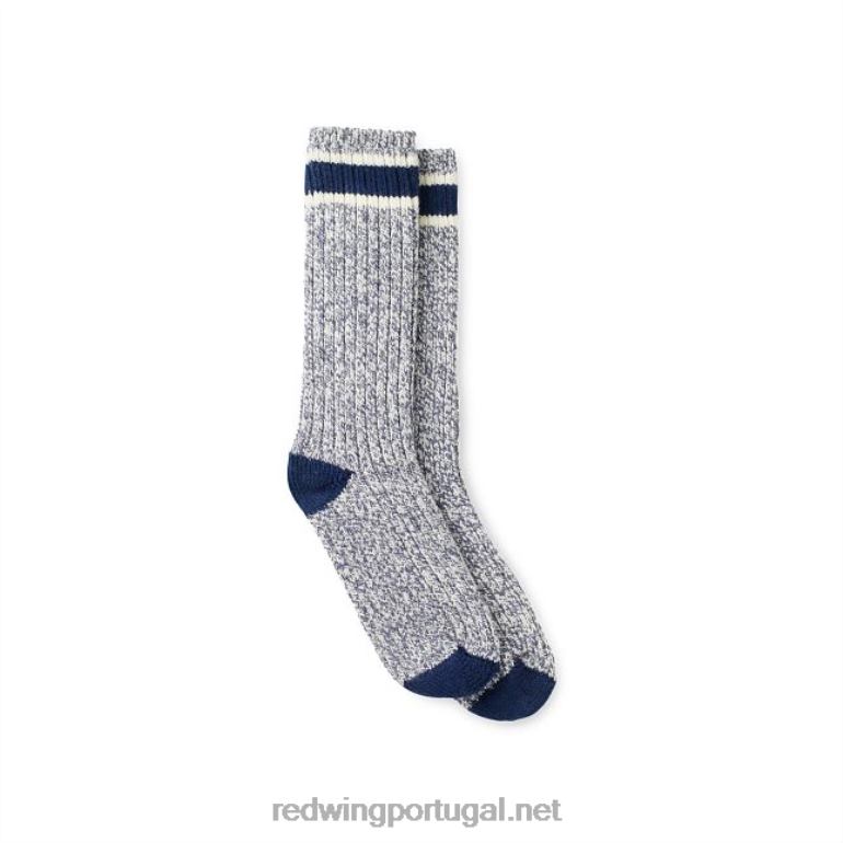 ardósia/marinhaRed Wing estilo 97165 meia de lã merino meia masculina em mistura de lã merino carvão F2TL2209