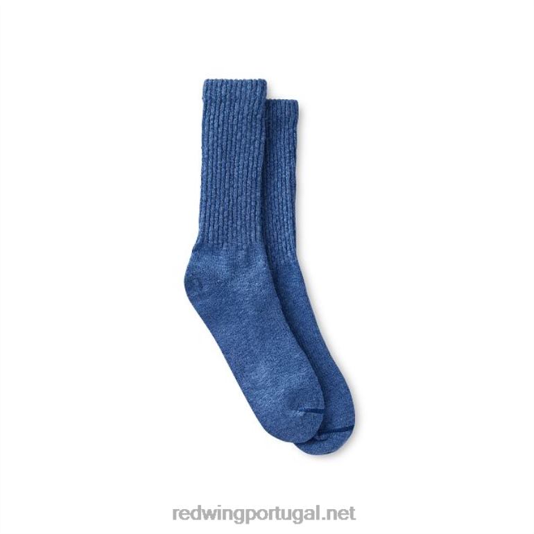 azul-marinhoRed Wing meia de trabalho unissex de lã merino modelo 97367 meia de lã merino F2TL2226
