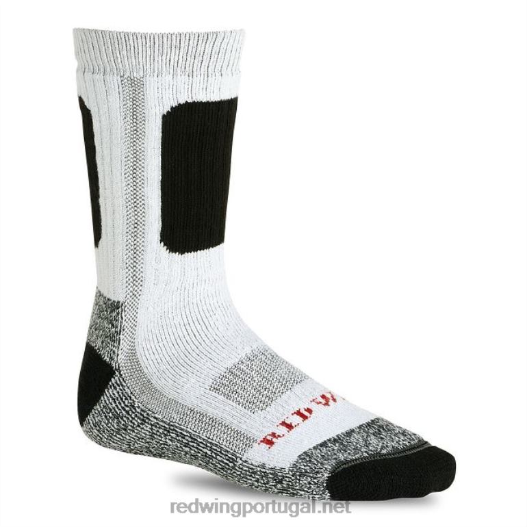 brancoRed Wing estilo 97371 algodão trapo sobre meia tonal tingida meia unissex em mistura de algodão F2TL2201