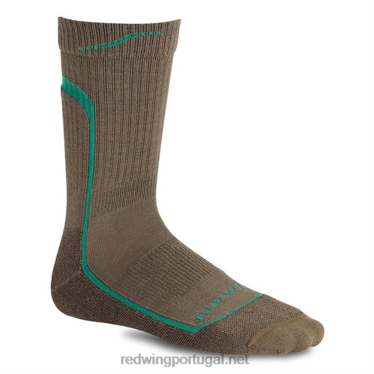 cáqui/petróleoRed Wing meia de algodão estilo 97673 - pacote com 2 meias femininas de algodão F2TL2212