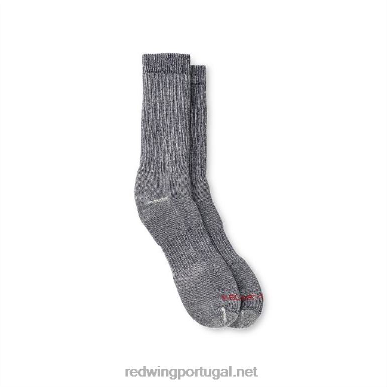 carvãoRed Wing estilo 97643 meia de lã com biqueira profunda meia masculina com biqueira profunda F2TL2210