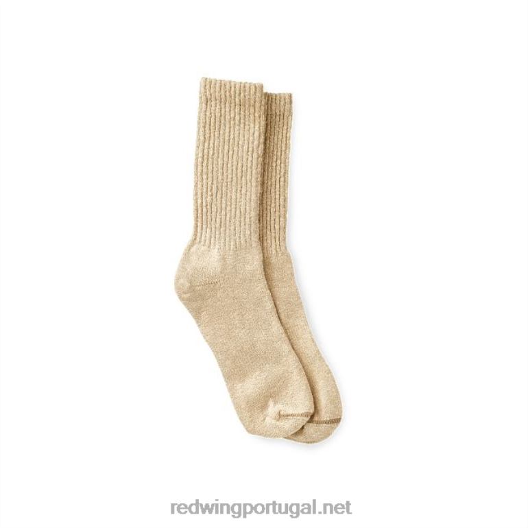 creme/caféRed Wing meia de algodão estilo 97168 meia unissex em mistura de algodão F2TL2198