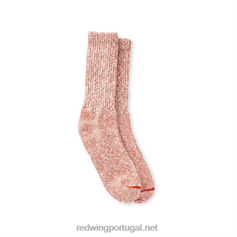 ferrugem/brancoRed Wing meia de algodão estilo 97245 meia unissex em mistura de algodão F2TL2231