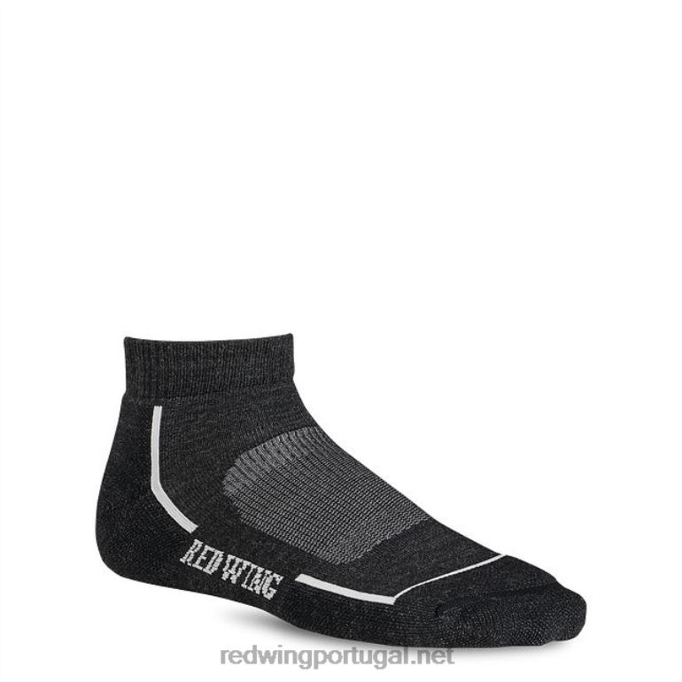 pretoRed Wing meia de lã merino modelo 97326 meia de trabalho unissex de lã merino F2TL2205