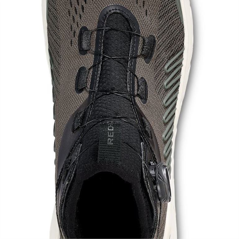 OlivaRed Wing estilo 97518 mocassim de camurça forrado de tecido moc moc masculino forrado de pano F2TL22