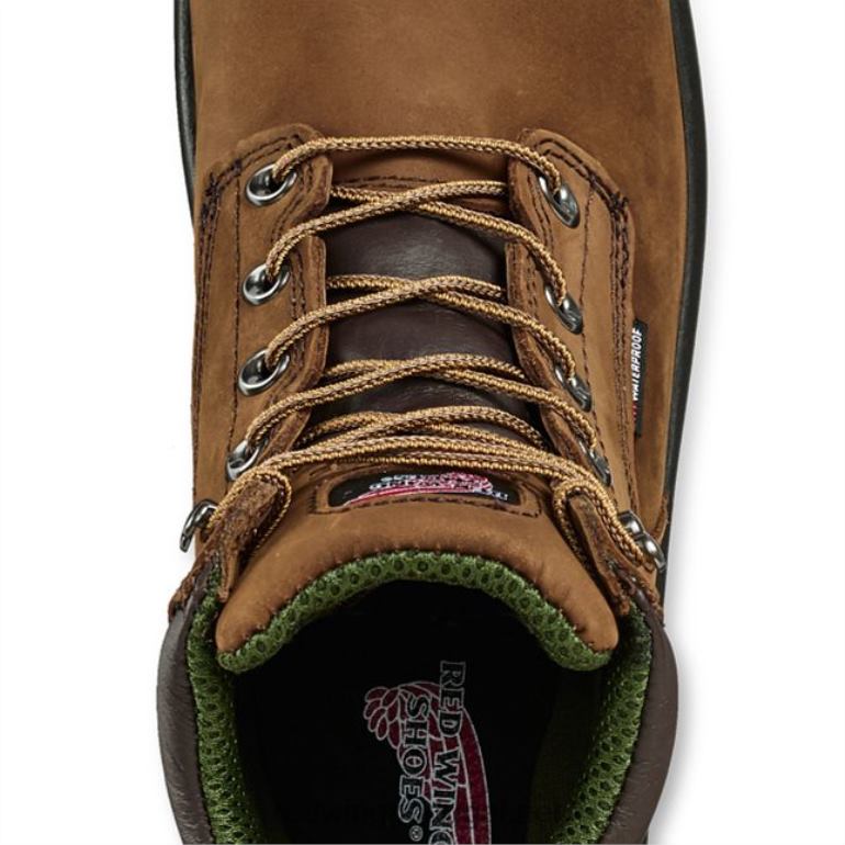 marromRed Wing Bota de segurança masculina estilo 2231 supersola de 11 polegadas com bico de trabalho F2TL299