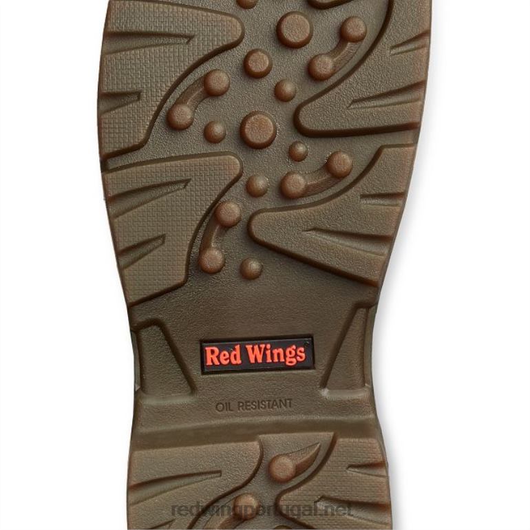 marromRed Wing Bota de segurança masculina estilo 2231 supersola de 11 polegadas com bico de trabalho F2TL299