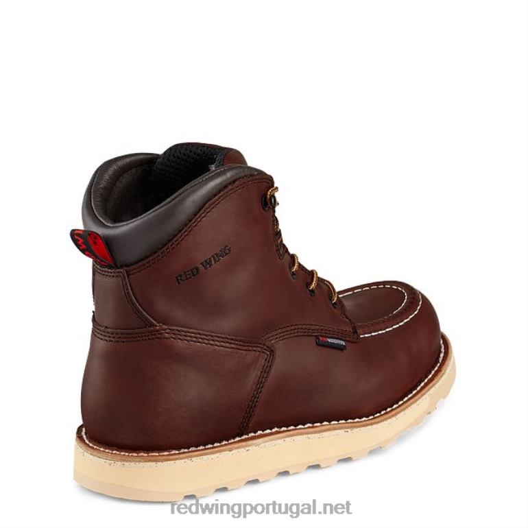 marromRed Wing Bota de segurança masculina estilo 2241 king toe de 6 polegadas para trabalho F2TL2110