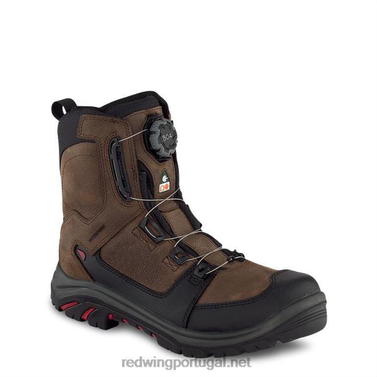 marromRed Wing Bota de segurança masculina estilo 4402 king toe adc à prova d'água de 6 polegadas F2TL2119
