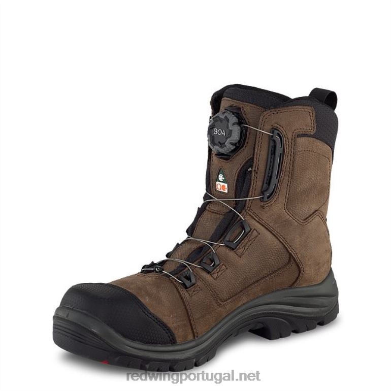 marromRed Wing Bota de segurança masculina estilo 4402 king toe adc à prova d'água de 6 polegadas F2TL2119