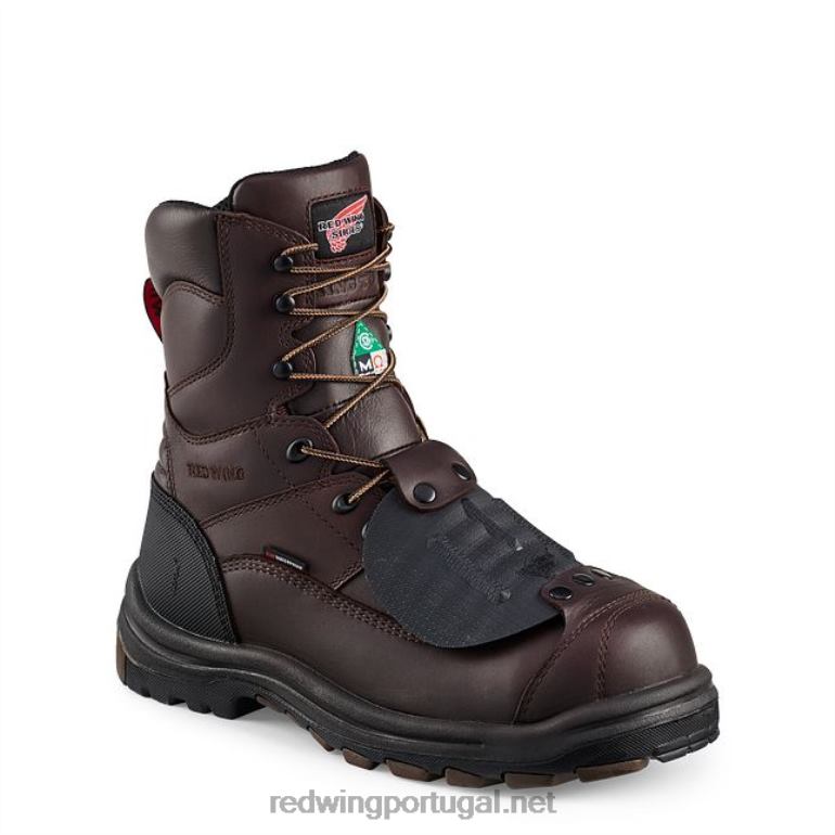 marromRed Wing Bota de segurança masculina estilo 4404 dynaforce de 6 polegadas isolada e à prova d'água F2TL296